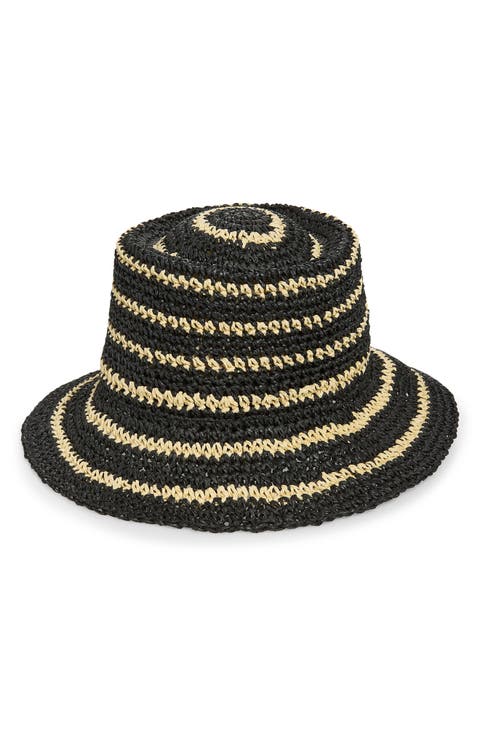 Stripe Packable Lantern Hat