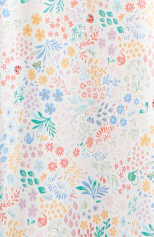 Tucker + Tate Kids' Floral Wide Leg Jumpsuit In White- Multi Garden Friends