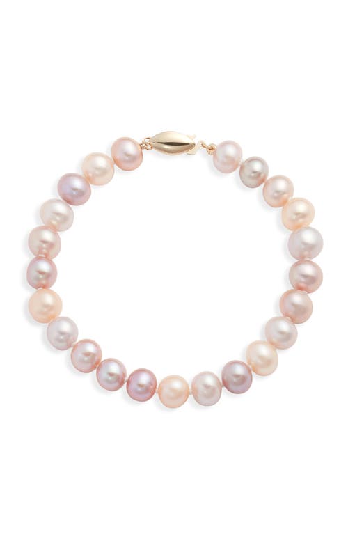 Nordstrom Freshwater Pearl Bracelet In Gold