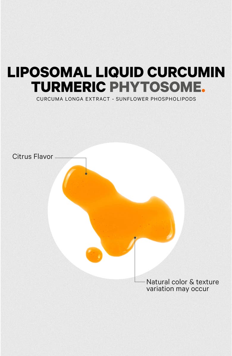 Codeage Liposomal Curcumin Phytosome Liquid Supplement, Alternate, color,