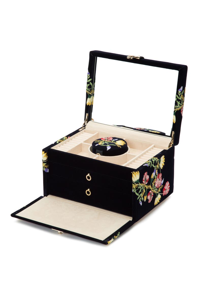 Zoe Medium Jewelry Box, Alternate, color, INDIGO