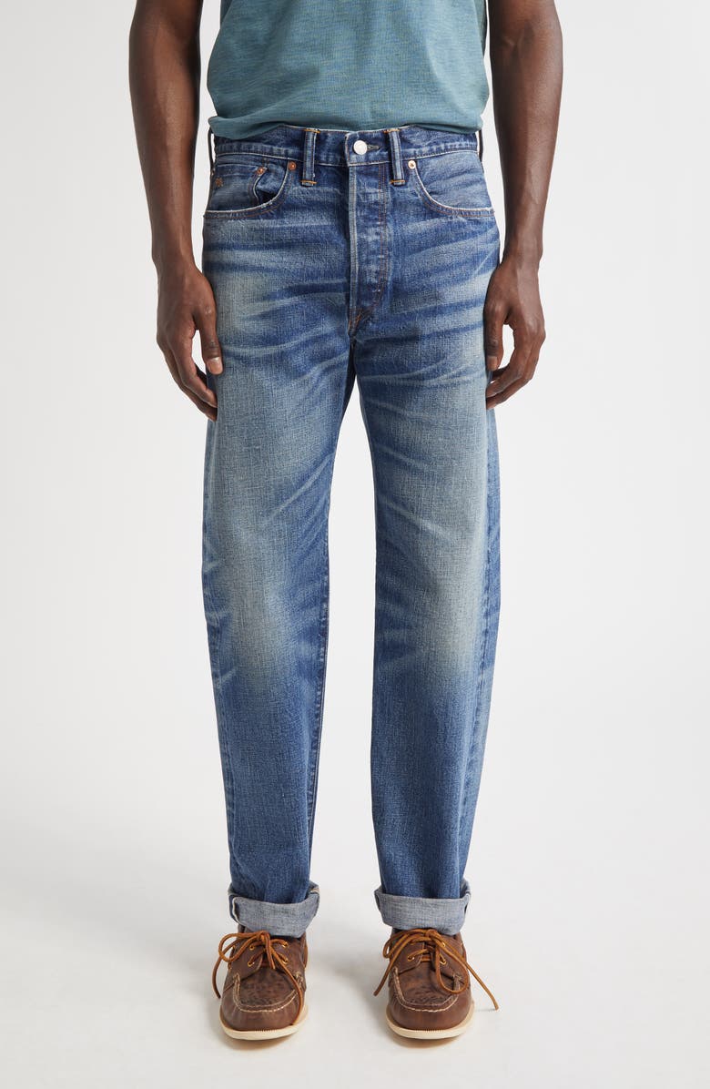 Double RL Slim Fit Jeans, Main, color, Hillsview Wash