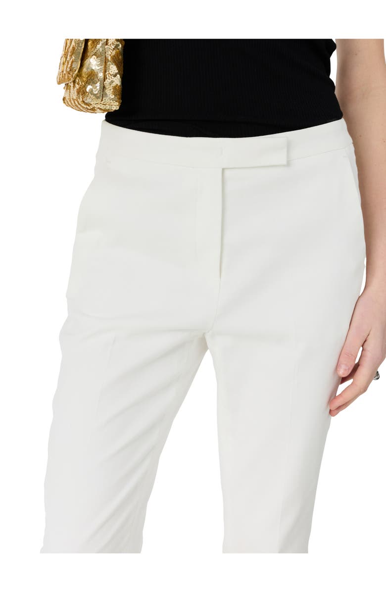 GERARD DAREL Auria Mid Rise Straight Leg Trousers, Alternate, color, Ecru
