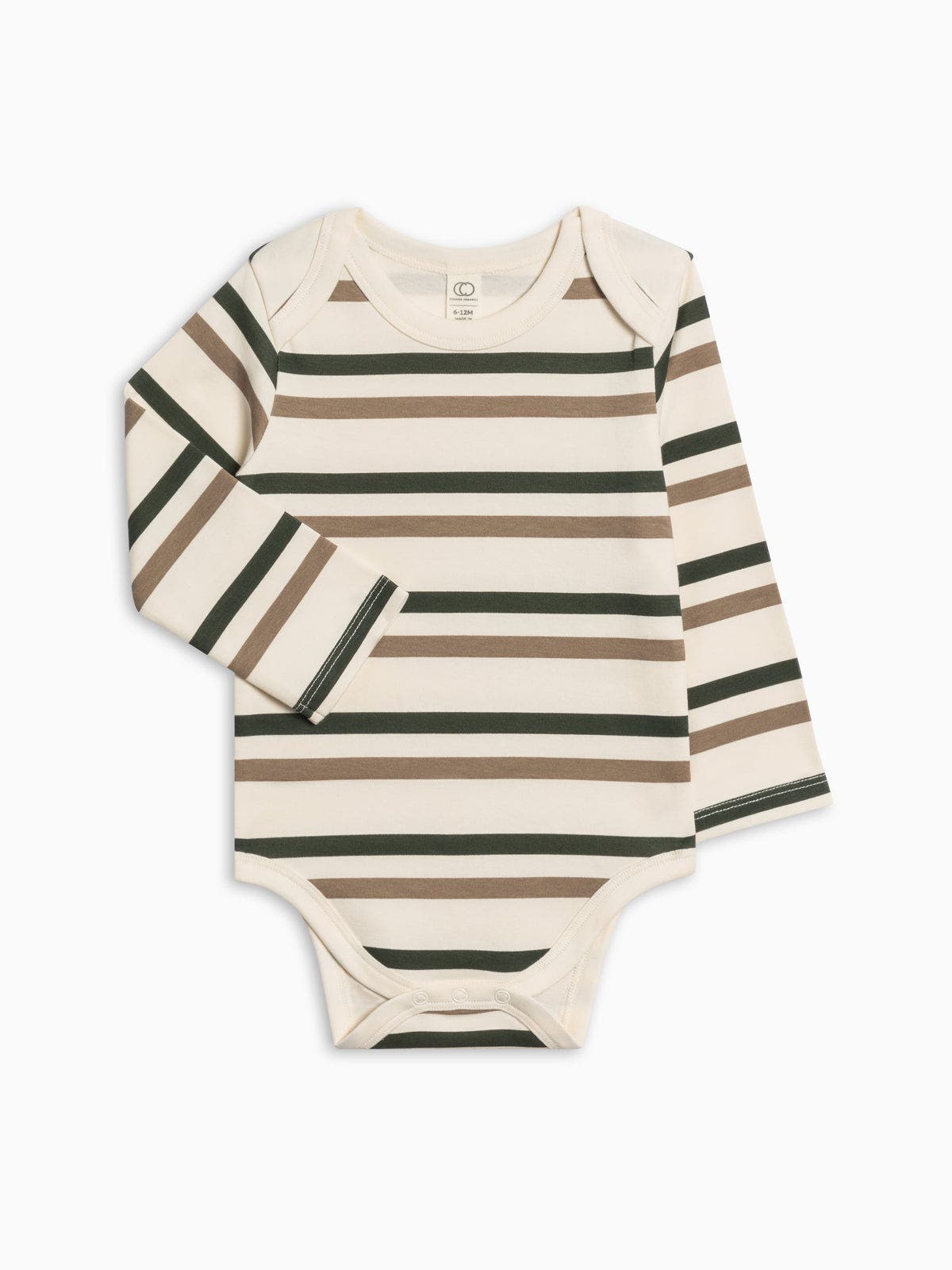 Colored Organics Kids'  Organic River Bodysuit In Neutral