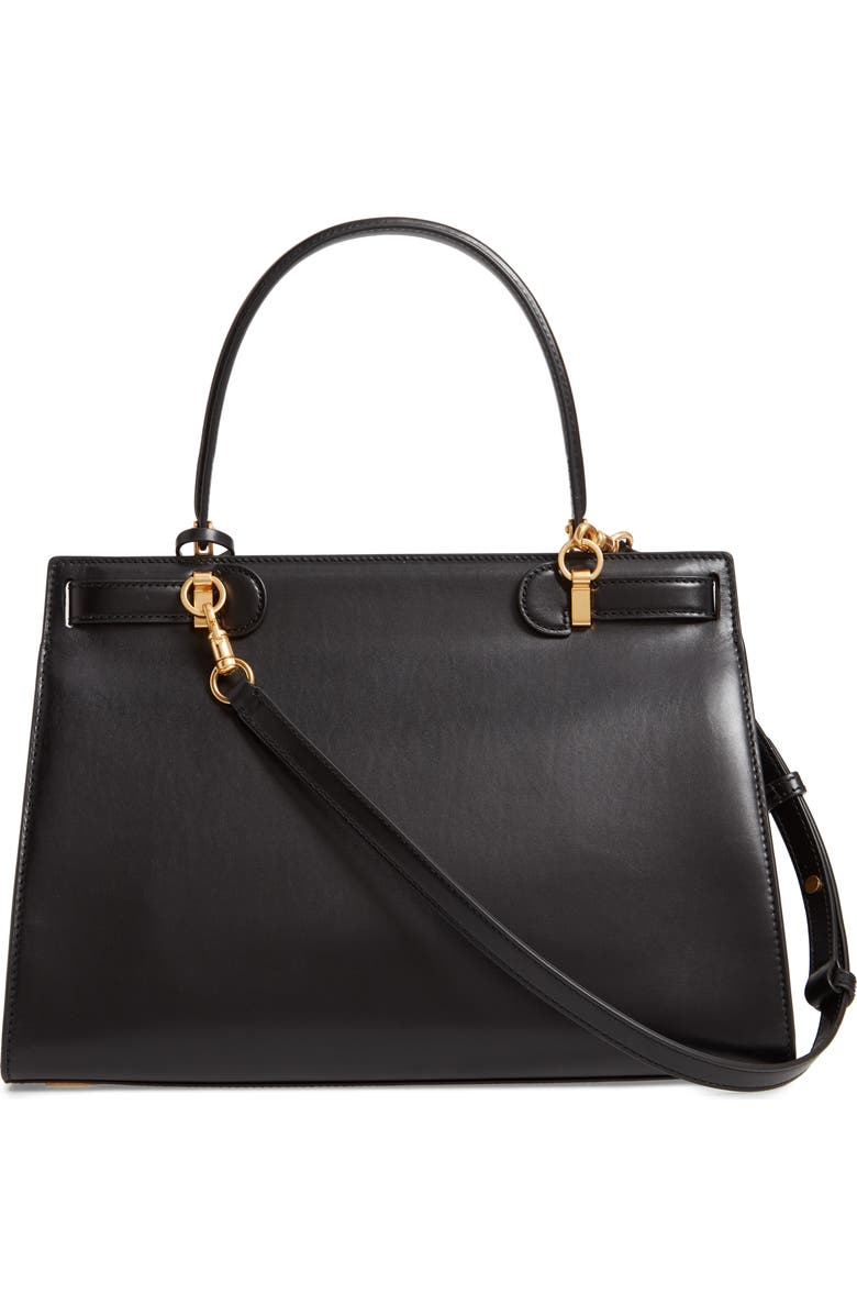 Tory Burch Large Lee Radziwill Leather Bag, Alternate, color,