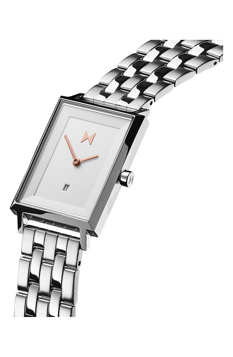 MVMT Signature Rectangular Bracelet Watch, 24mm x 32mm, Alternate, color, 
