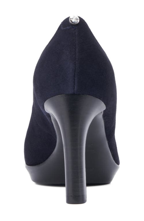 Aquatalia Raysa Platform Pump In Navy