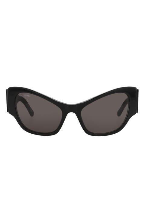 58mm Cat Eye Sunglasses