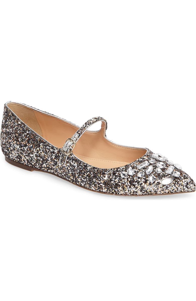 J.Crew Glitter Mary Jane Flat, Main, color,
