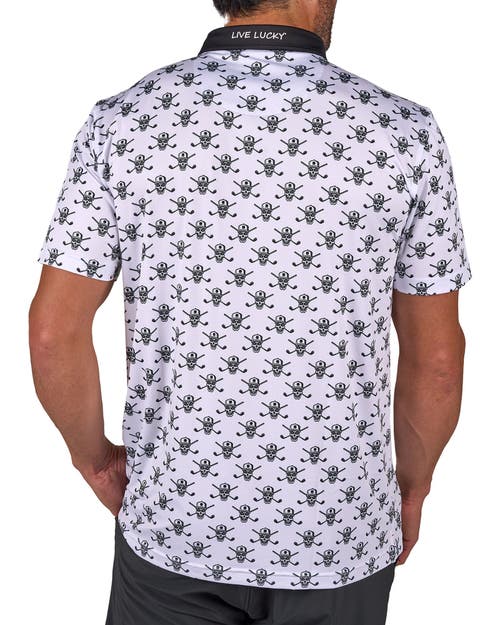 Black Clover Spooky Polo In White