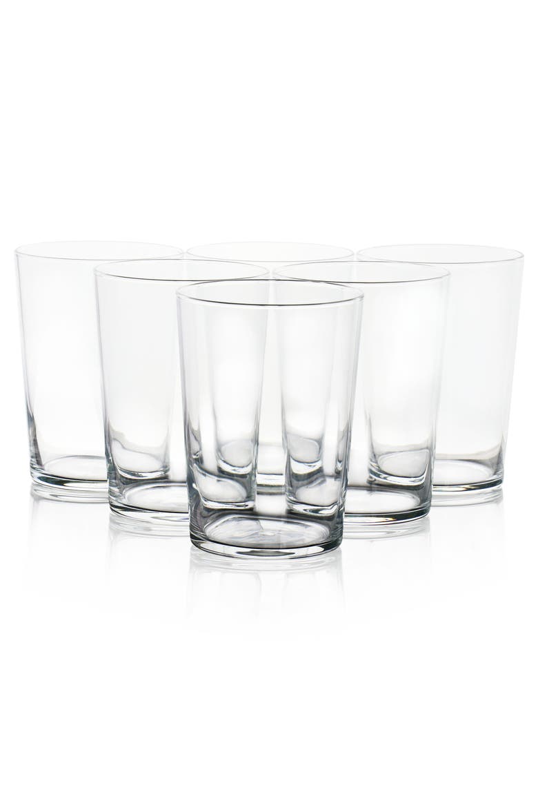 12 Piece Bowey Double Old Fashion and Highball Glassware Set, Alternate, color, Clear