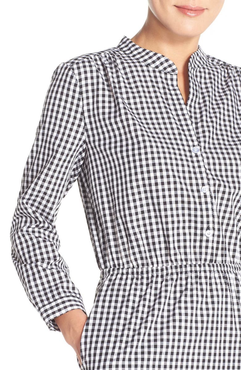 Charles Henry Gingham Woven Shirtdress, Alternate, color,