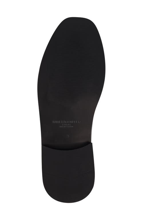 Karl Lagerfeld Paris White Label Loafer In Black