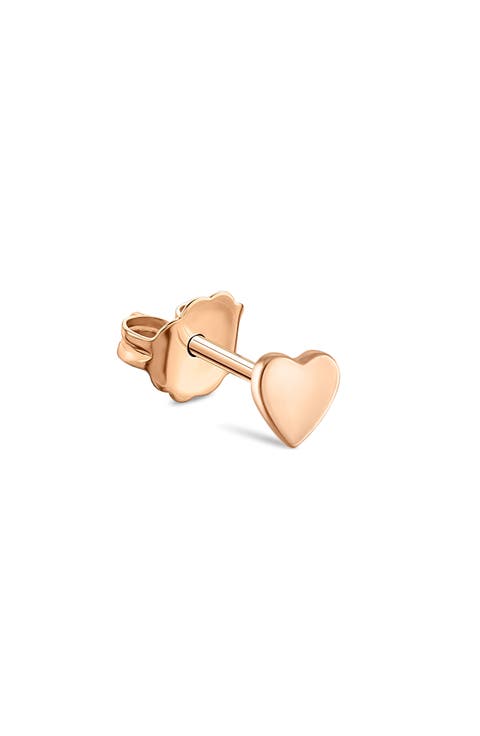 Heart Single Stud Earring