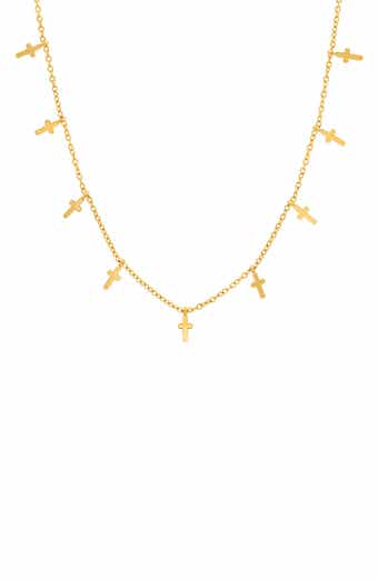 Cross Charm Chain Necklace