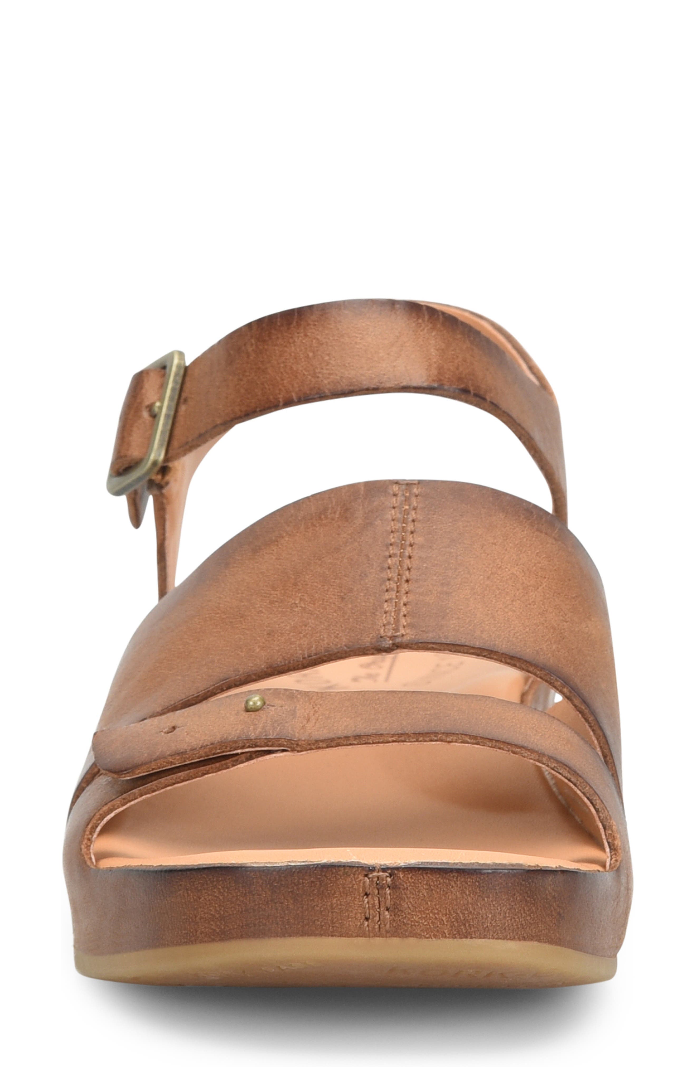 Mona Sandal, Alternate, color, BROWN LEATHER