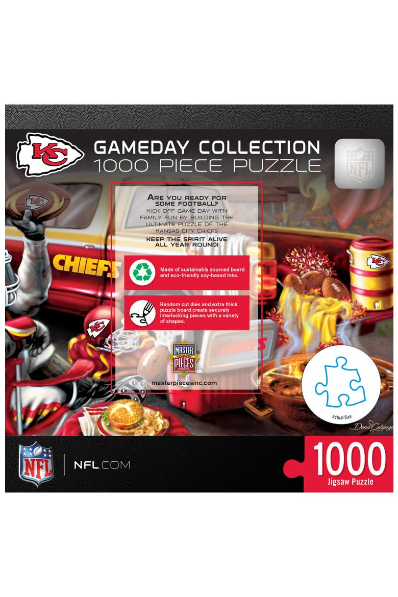 Kansas City Chiefs Gameday 1000pc Puzzle, Alternate, color, Multicolor