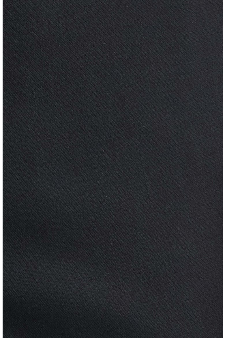 Flat Front Tropical Weight Stretch Wool Dress Pants, Alternate, color, BLACK