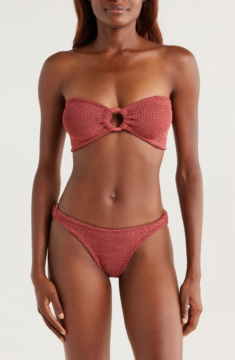 Hunza G Gloria O-Ring Two-Piece Swimsuit, Main, color, 