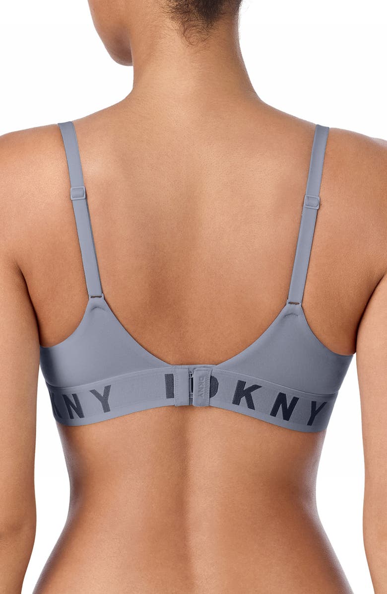 DKNY Cozy Boyfriend T-Shirt Bra, Alternate, color, Cloudy
