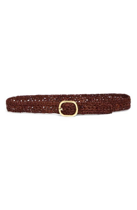 Raffia Loop Belt