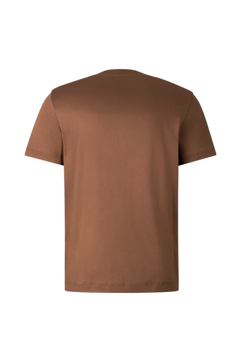 Cotton T-shirt Ryan, Alternate, color, Brown