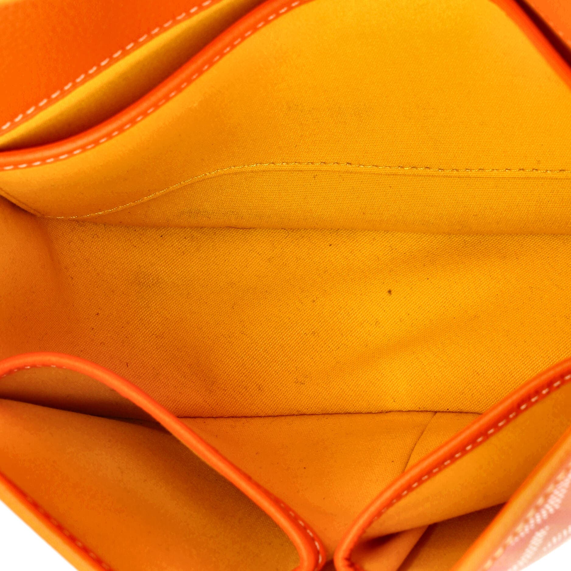 Pre-Owned Goyard Belvedere II Messenger Bag Coated Canvas PM, Alternate, color, Orange