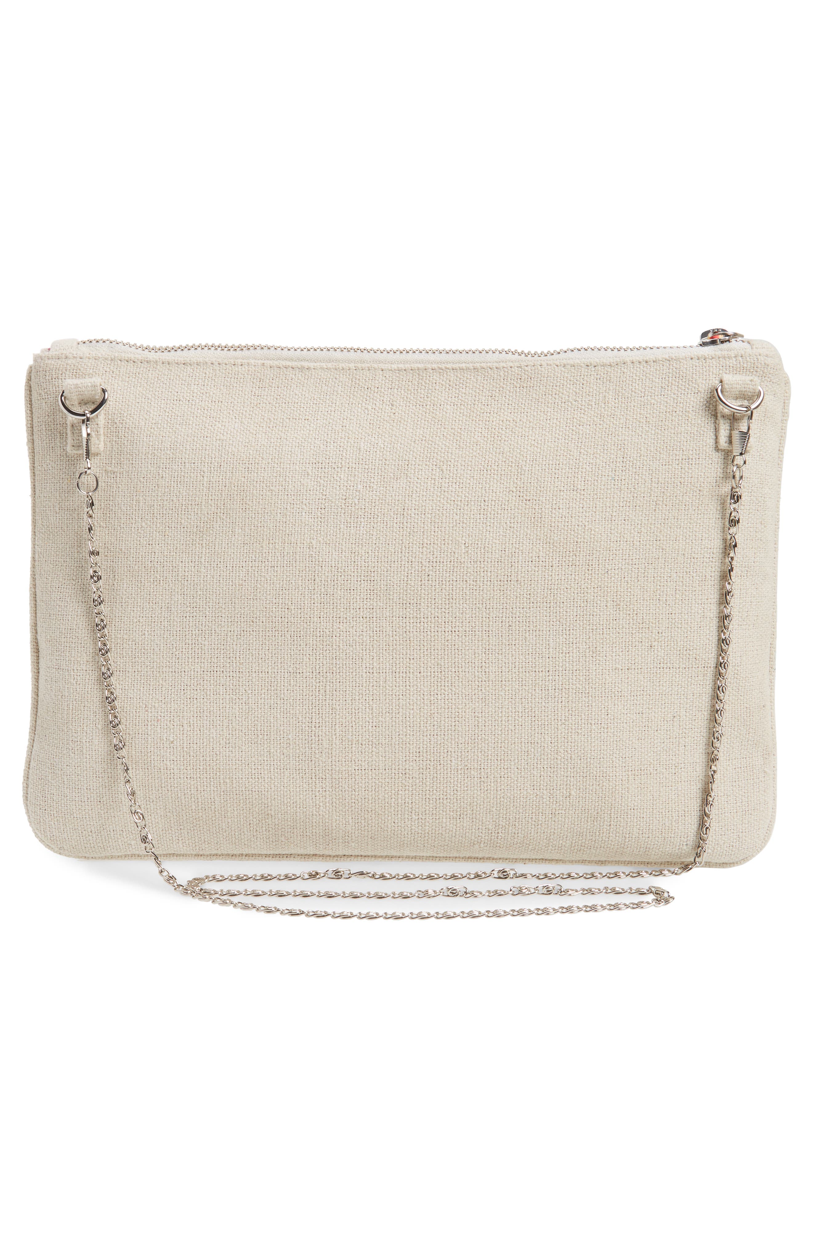 Steve Madden Rhinestone Appliqué Crossbody Clutch, Alternate, color, 
