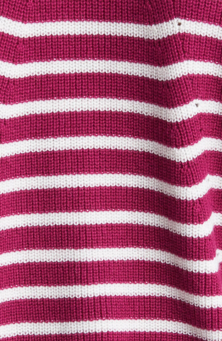 rag & bone Brianne Stripe Cotton & Cashmere Cardigan, Alternate, color, Fuamlt