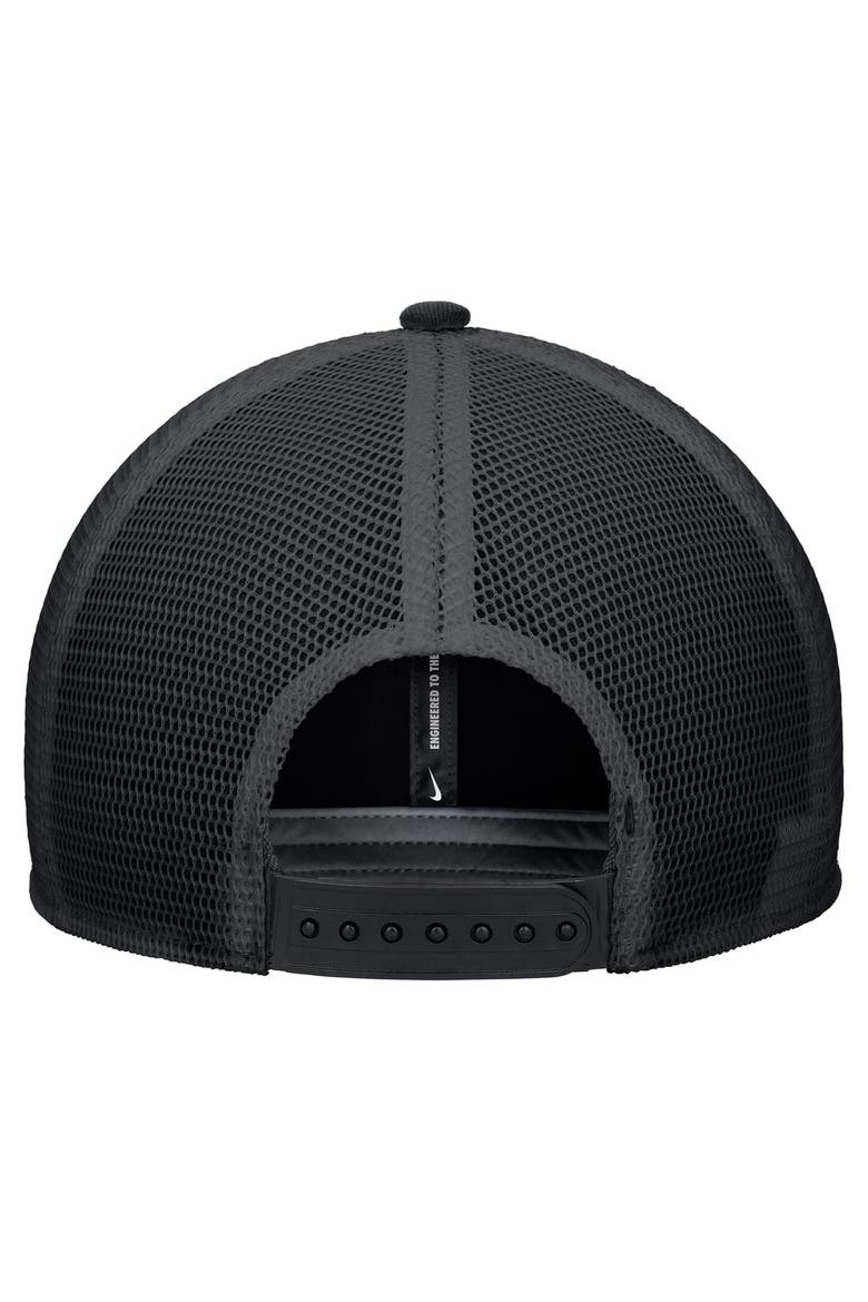Men's Nike Black LA28 Summer Paralympics Retro Stripe Rise Adjustable Trucker Hat, Alternate, color, Black