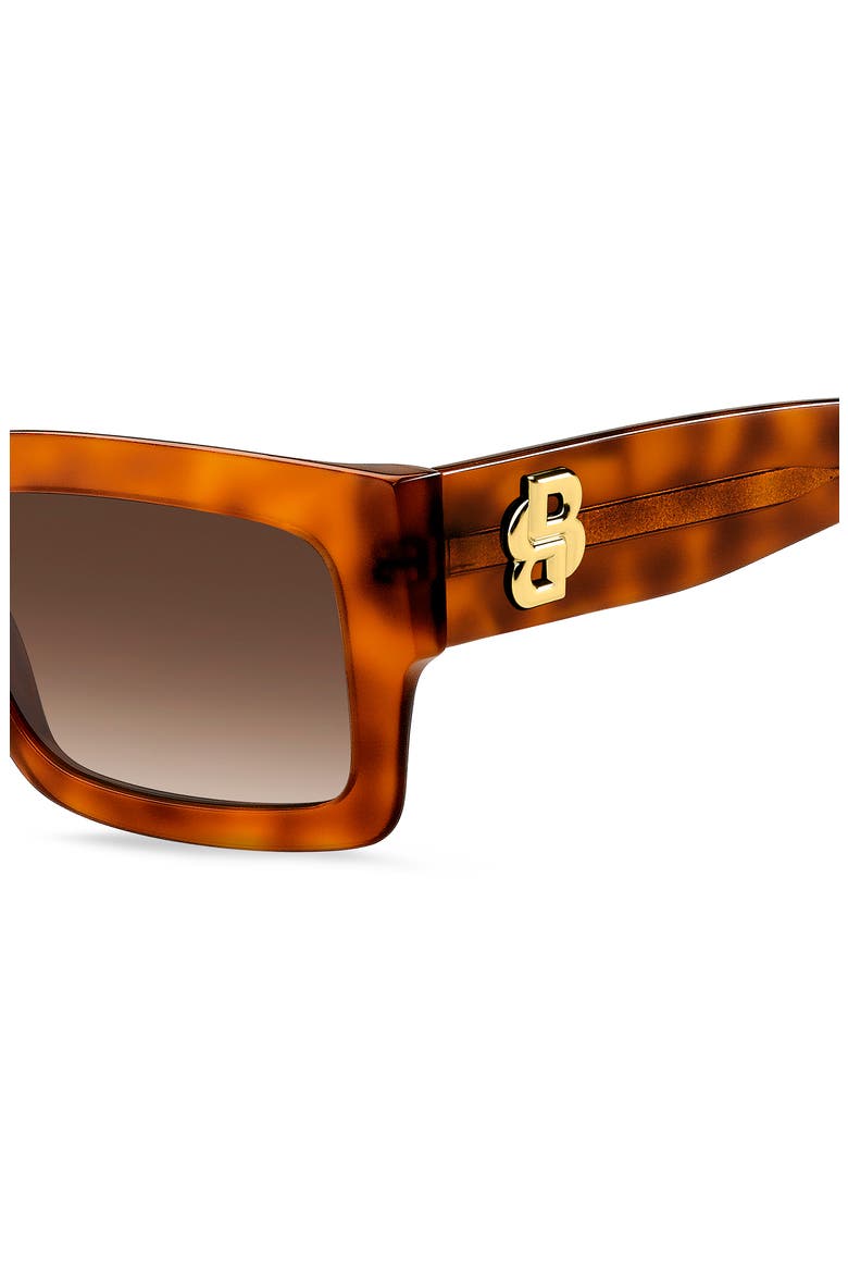 54mm Rectangular Sunglasses, Alternate, color, 0086-HA
