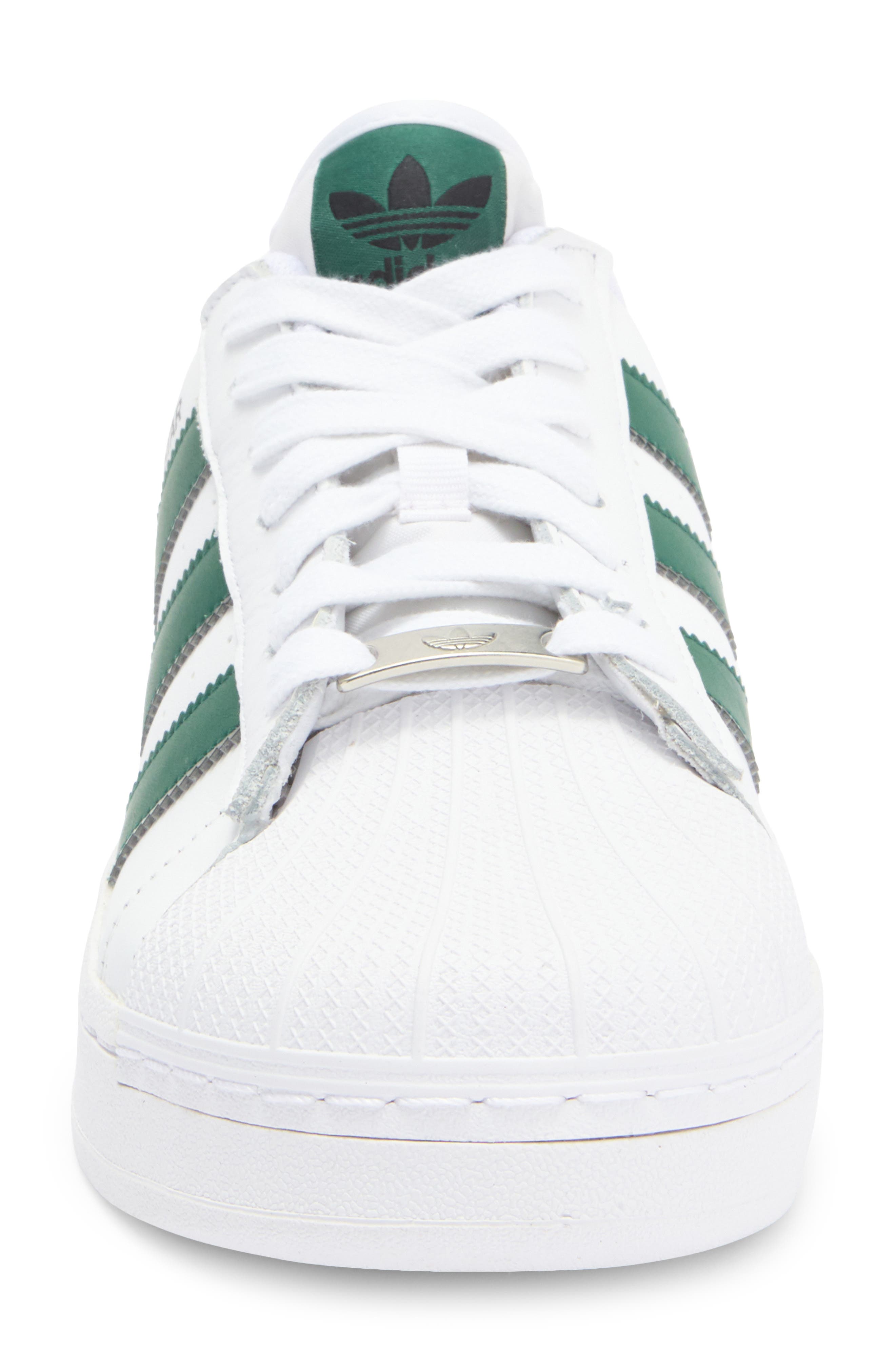 adidas Superstar XLG Sneaker, Alternate, color, White/ Green/ Black