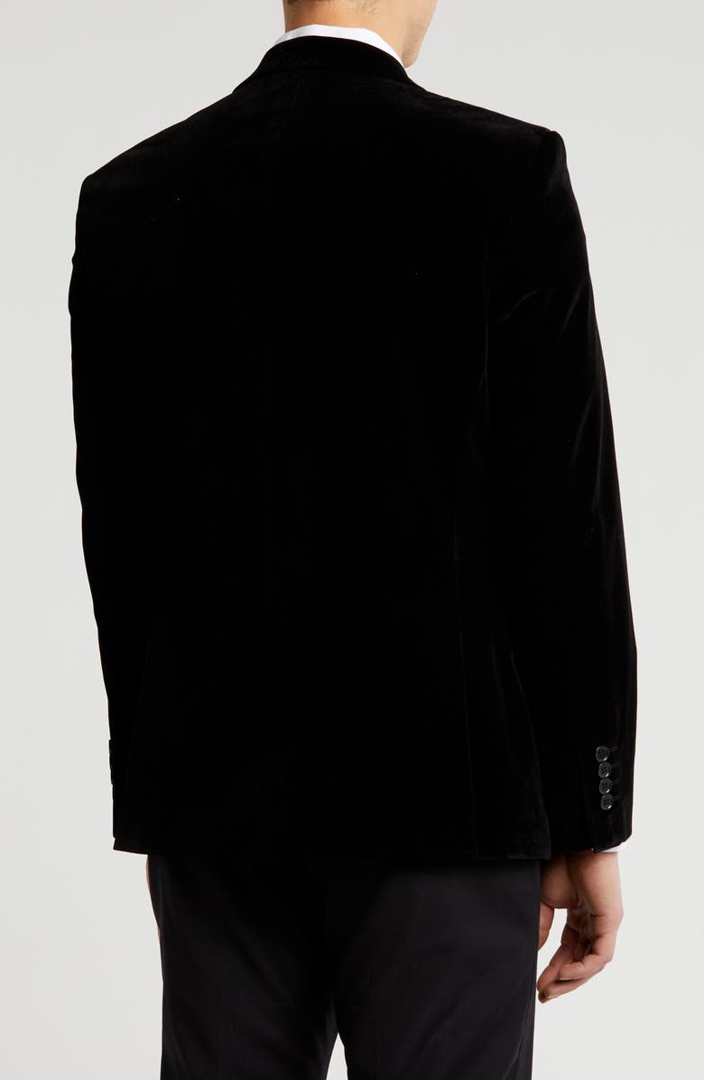 T.R. PREMIUM Slim Fit Velvet Blazer, Alternate, color, 