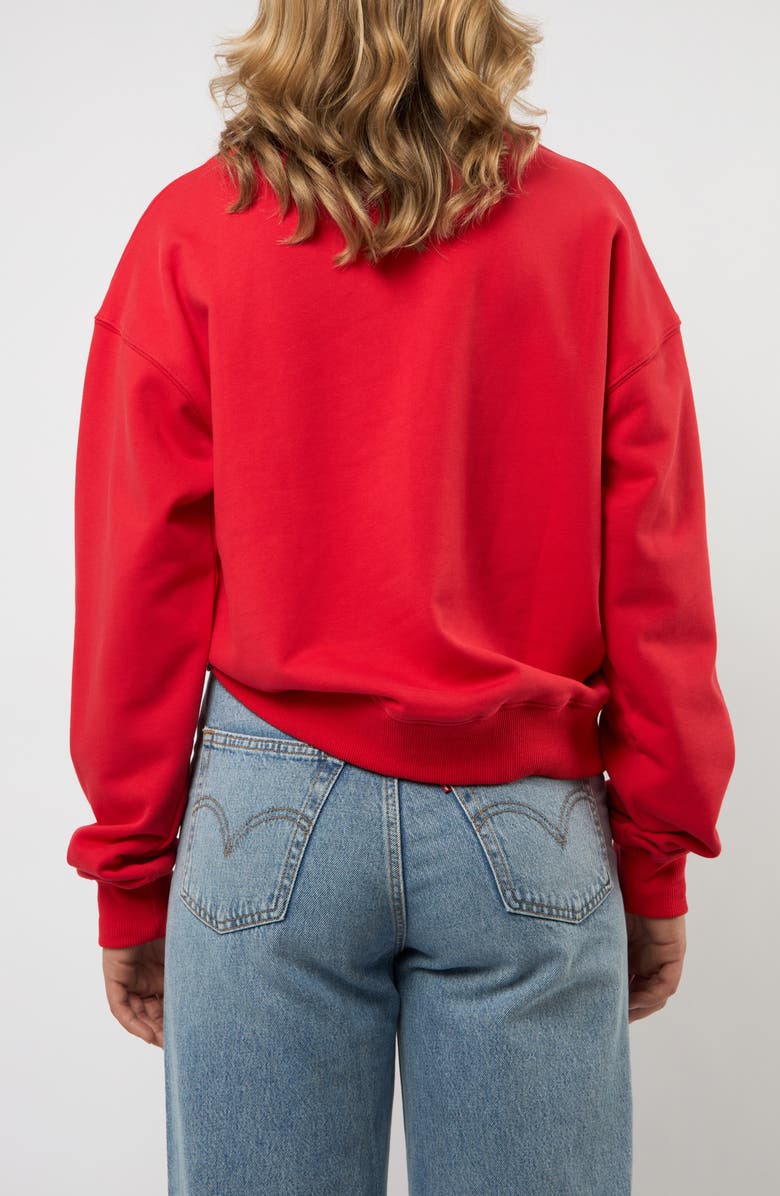 Viens Avec Moi Vie Ta Vie Cotton Graphic Sweatshirt, Alternate, color, 