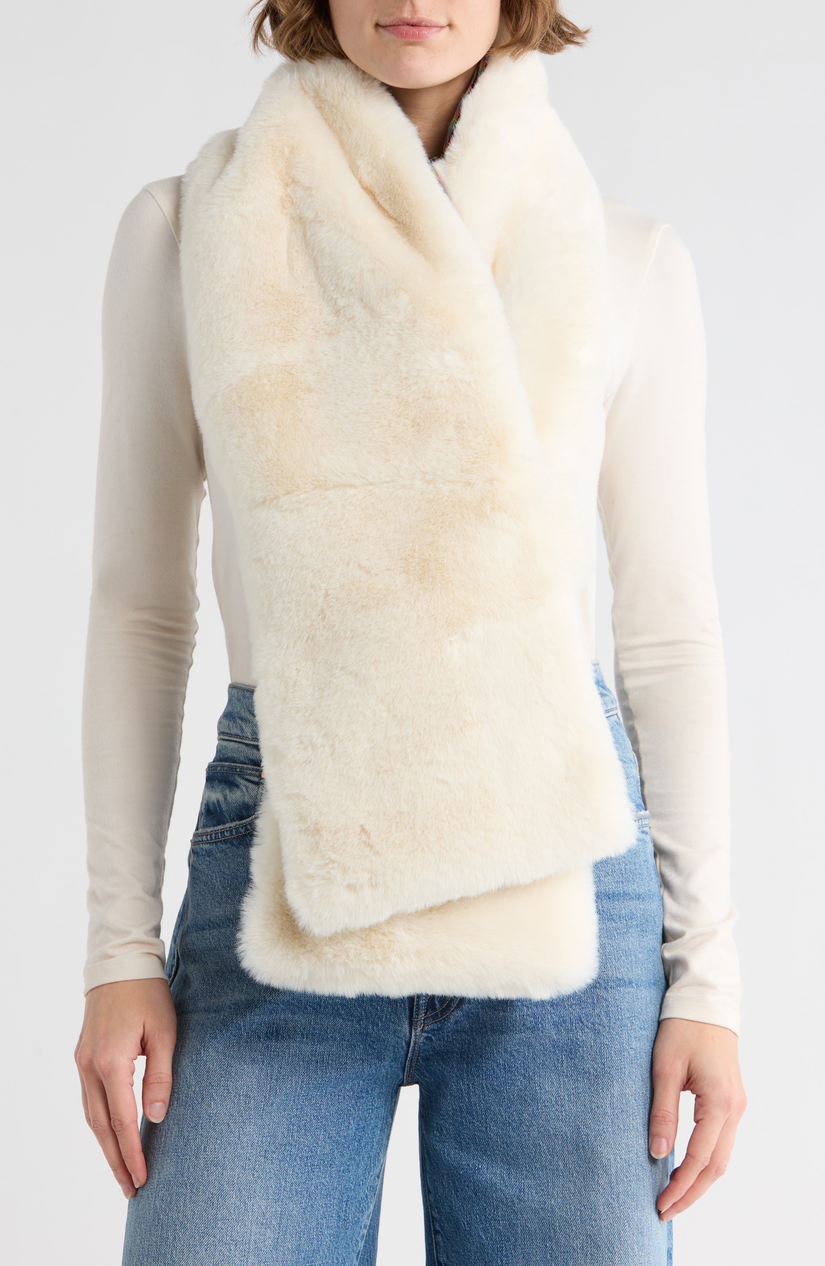 Kurt Geiger London Poppy Faux Fur Scarf