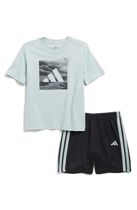 Kids' Logo Graphic T-Shirt & Shorts Set (Toddler)