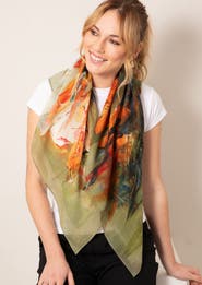 Alie Street London Amara Silk Wool Scarf