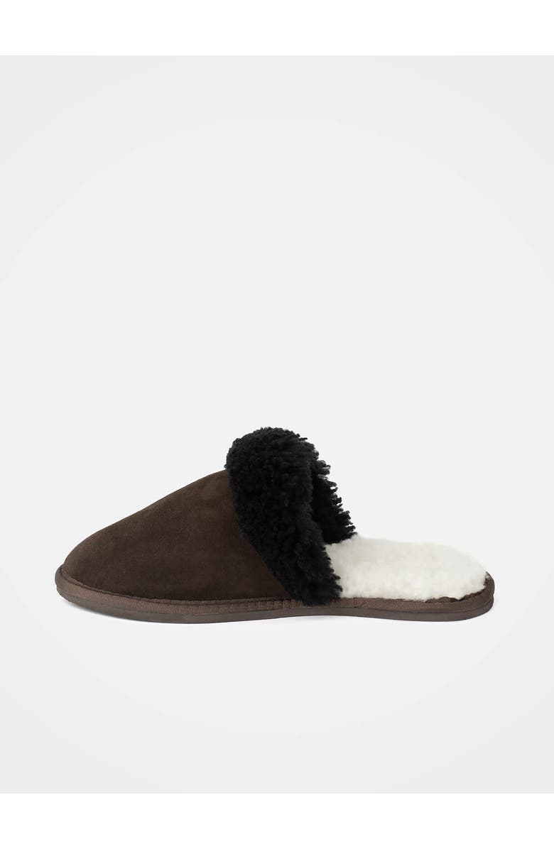 Celtic & Co. British Shearling Mules, Alternate, color, Mocca