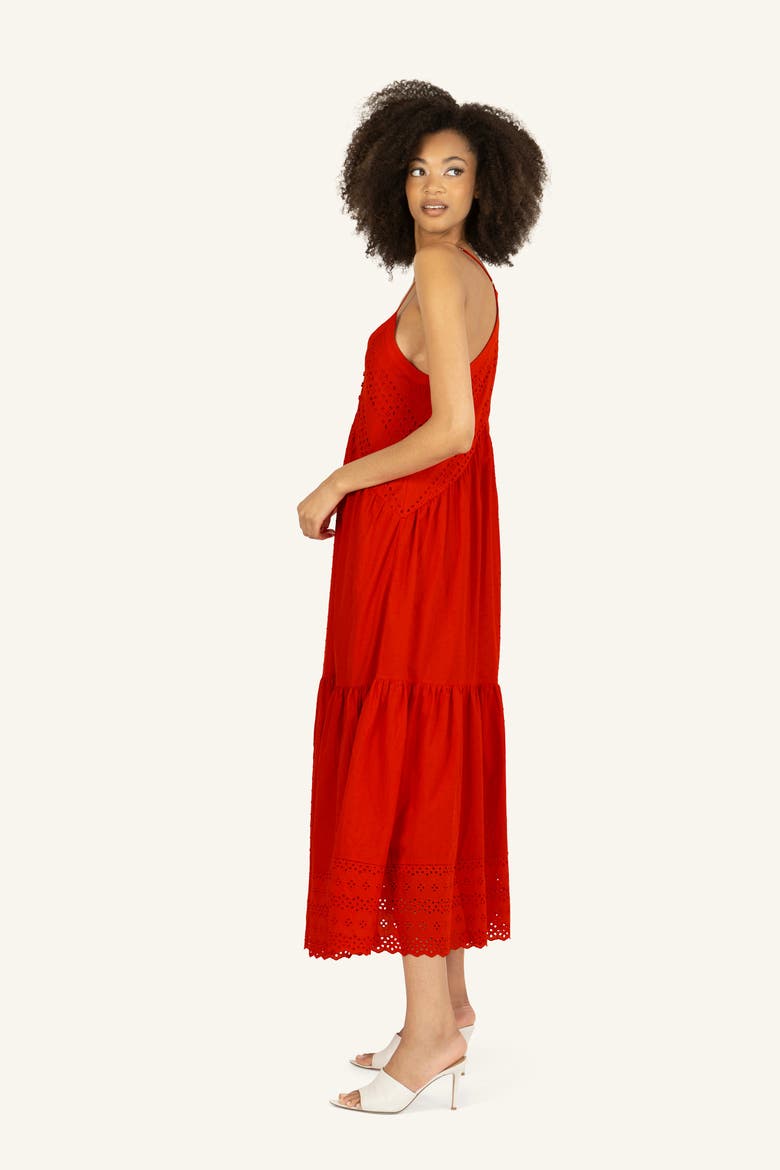 Daniella Dress, Alternate, color, Cherry Red