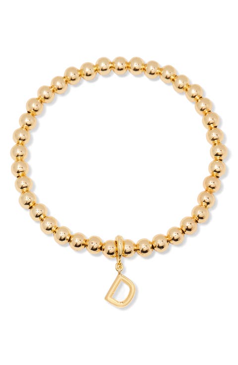 Makenna Initial Charm Bracelet
