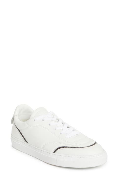 Women's Brunello Cucinelli White Sneakers & Athletic Shoes