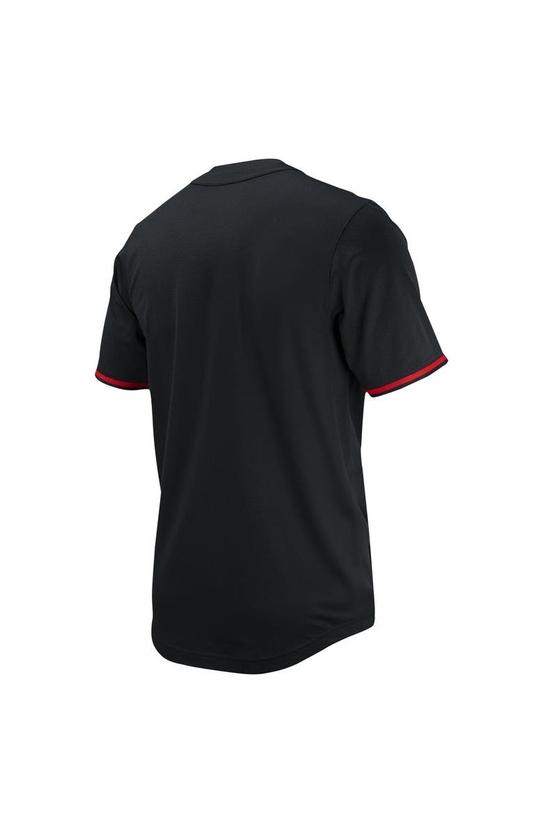 Nike Men's Nike Black Georgia Bulldogs Replica Full-Button Baseball Jersey, Alternate, color, 