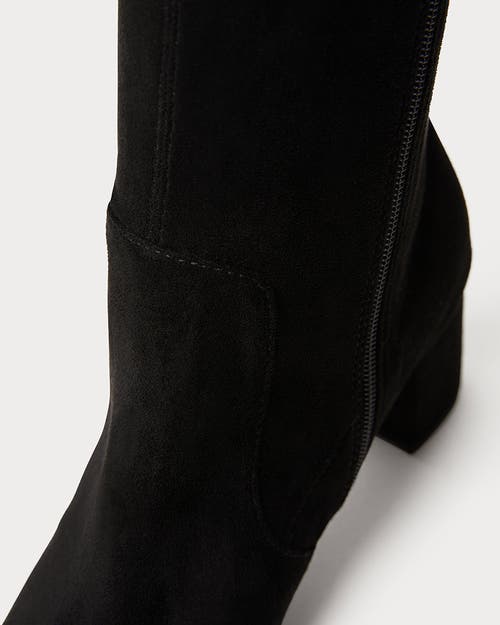 Weworewhat Knee High Glove Boot In Black