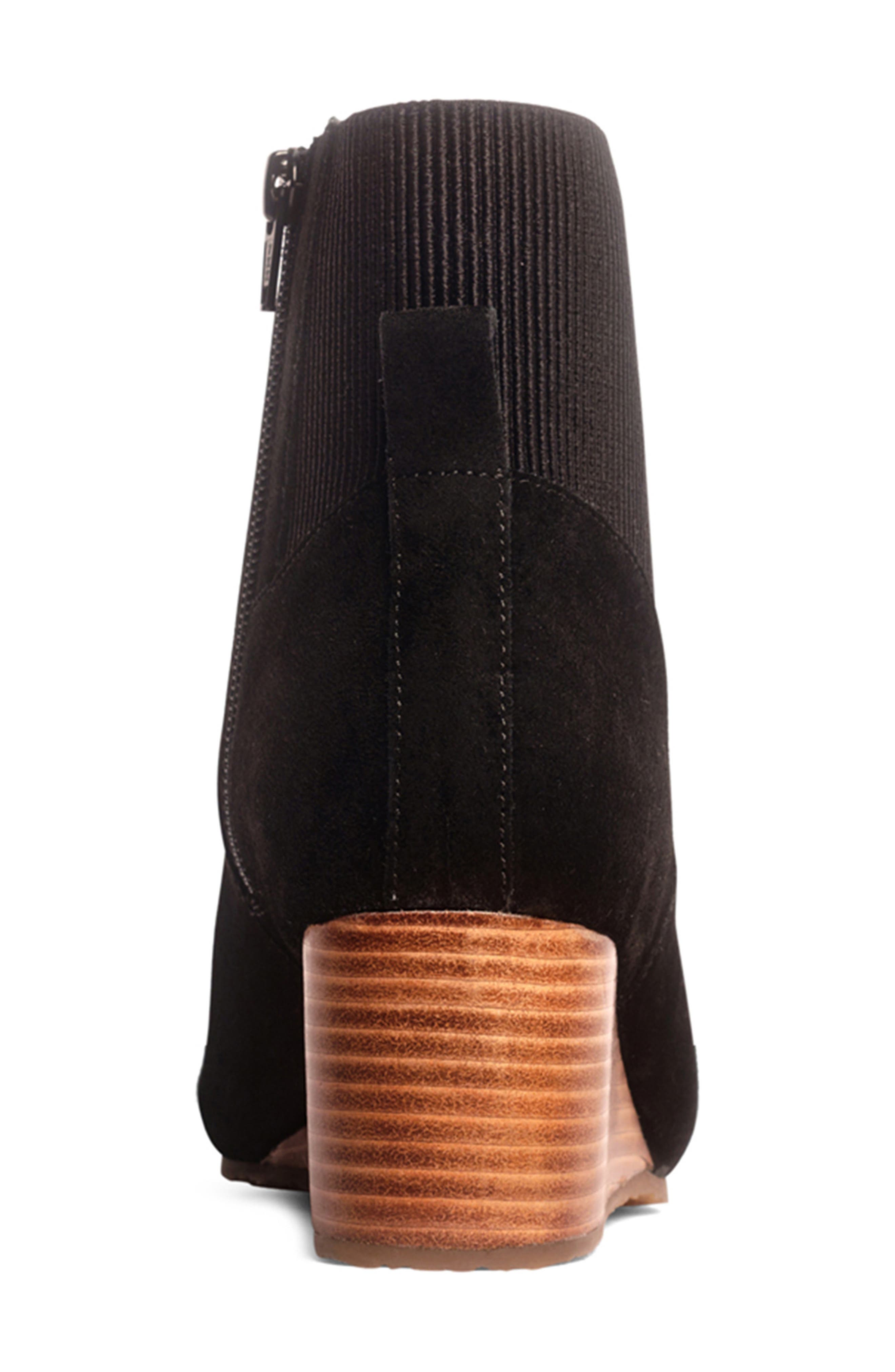Lopez Wedge Bootie, Alternate, color, BLACK