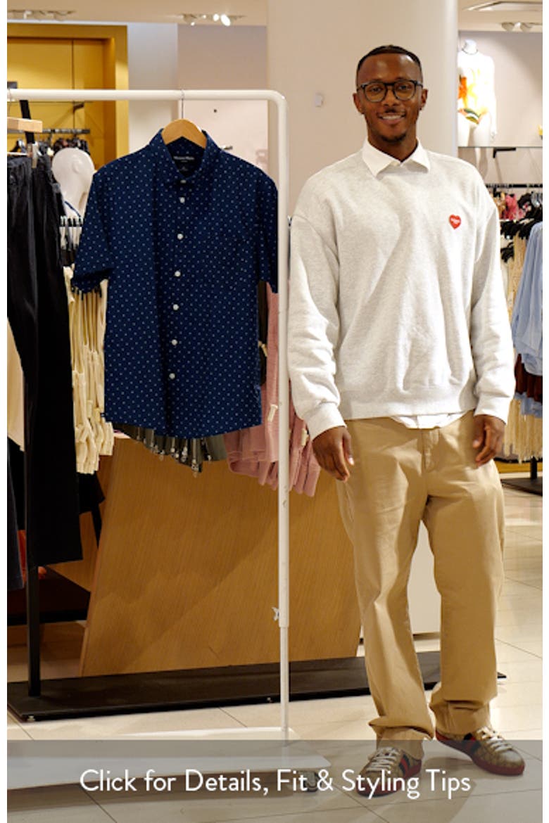 Leeward Trim Fit Short Sleeve Performance Button-Up Shirt video