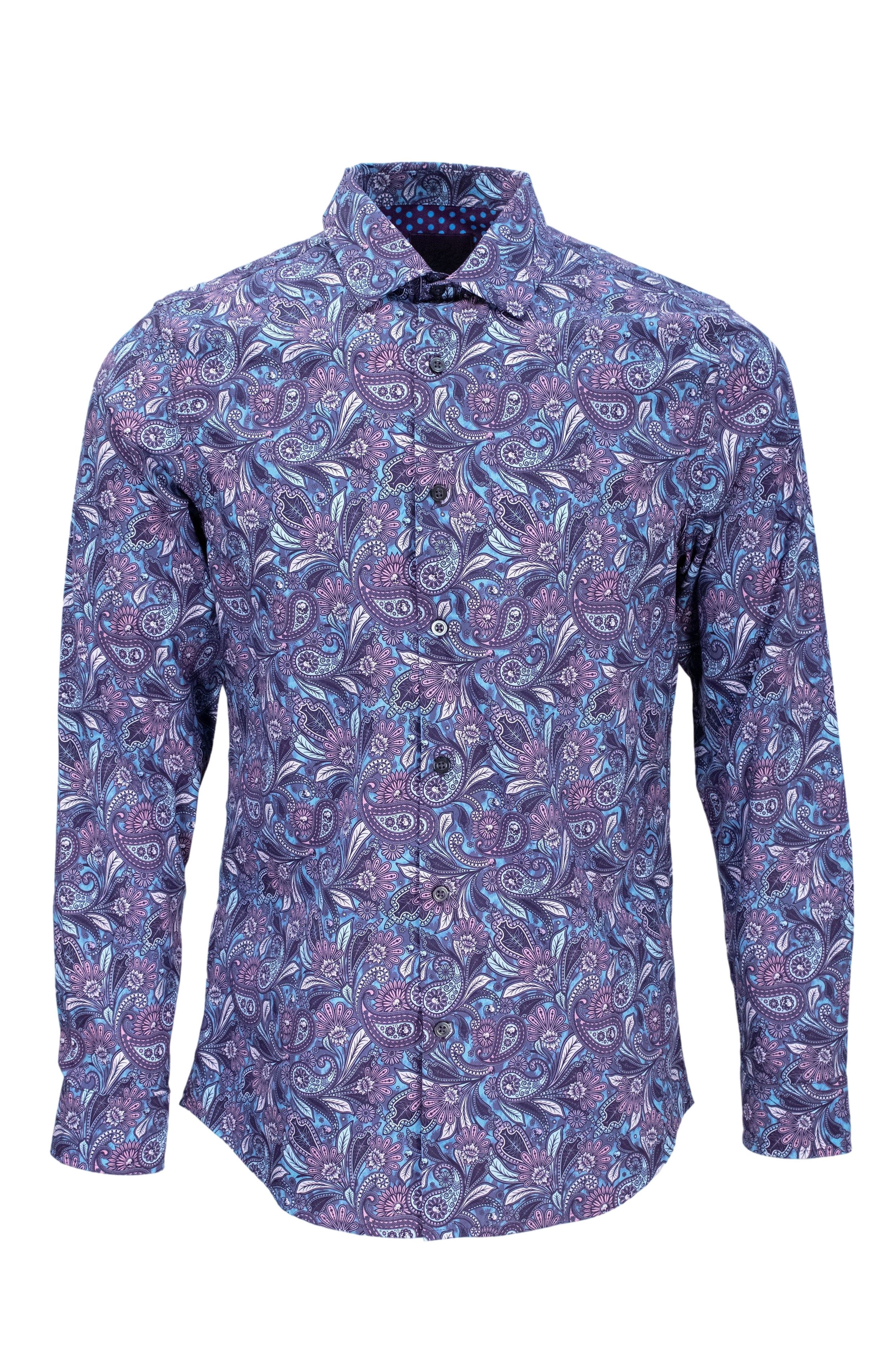 Skull Paisley Sapphire