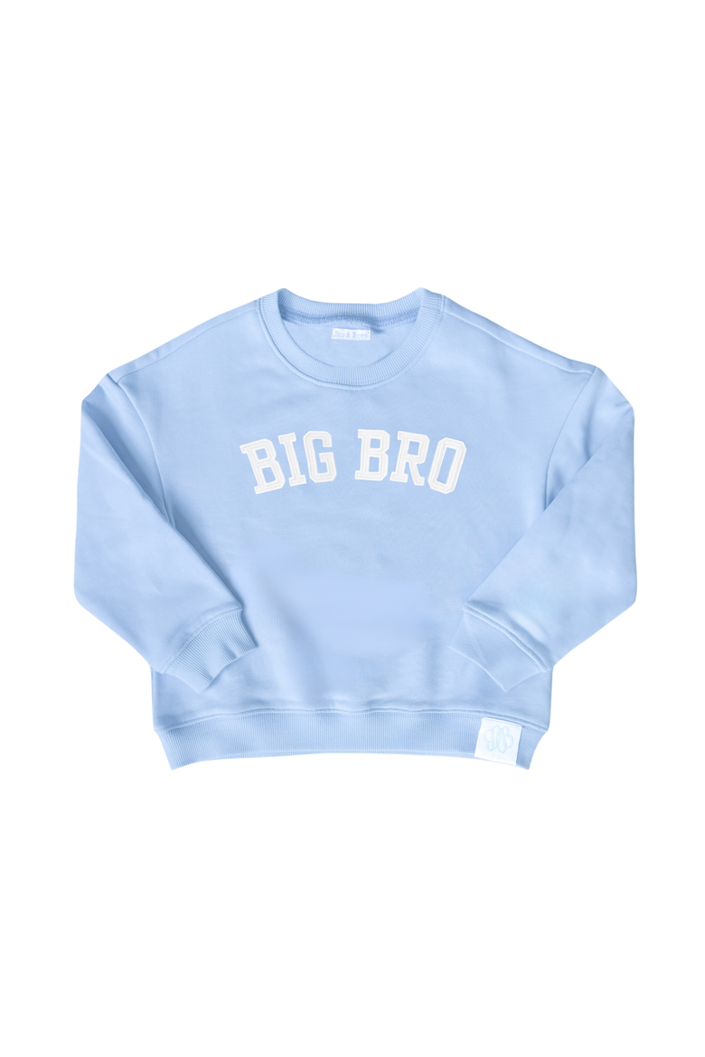 Big Bro Sweatshirt, Main, color, Blue/White