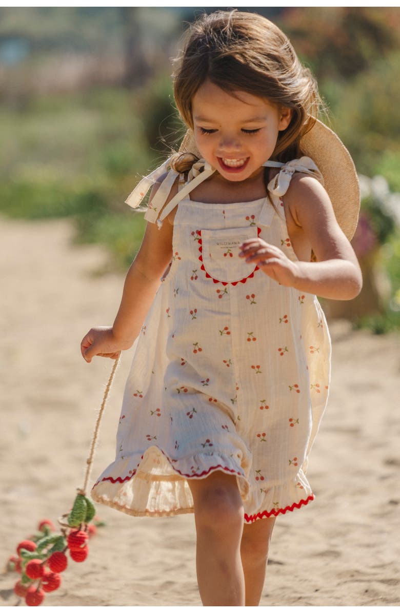 Wild Wawa Isola Romper, Alternate, color, Cherry