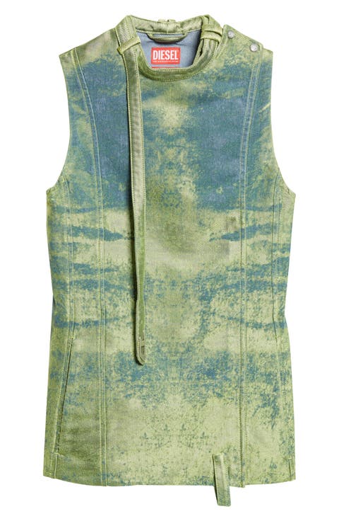 De-Vantos Satin Denim Vest