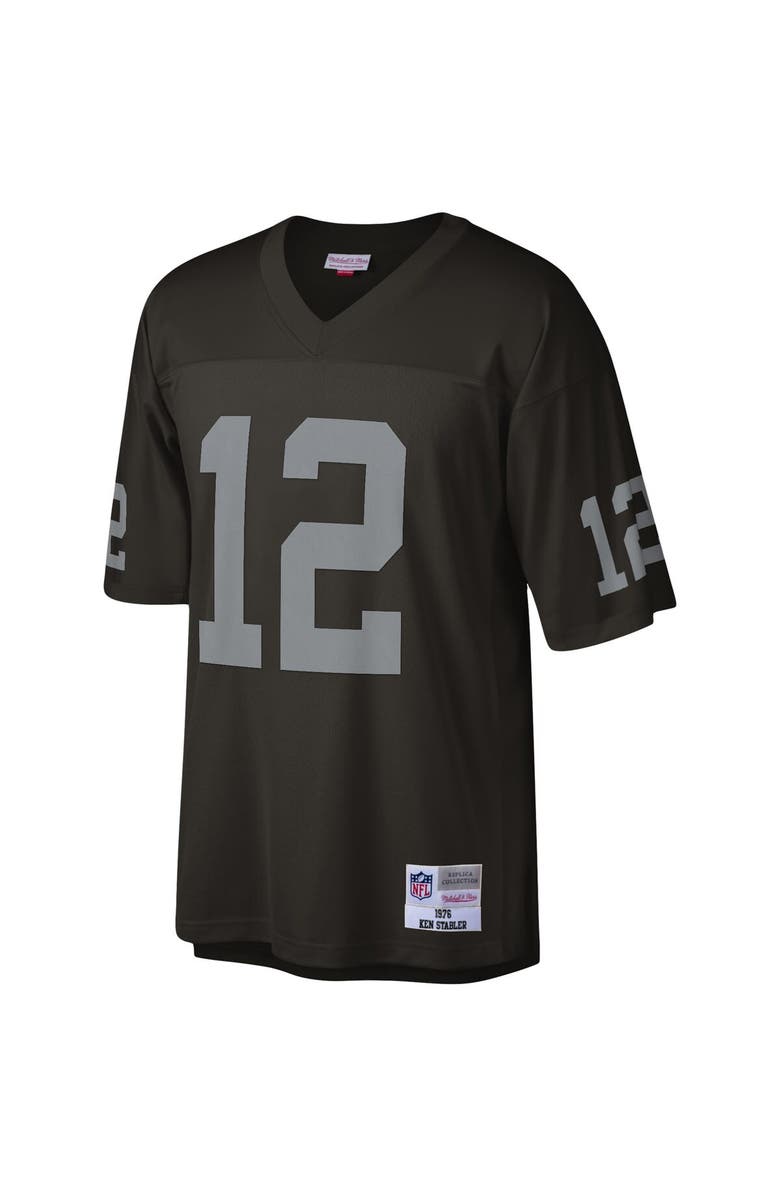 Mitchell & Ness Men's Mitchell & Ness Ken Stabler Black Las Vegas Raiders Legacy Replica Jersey, Alternate, color, Black